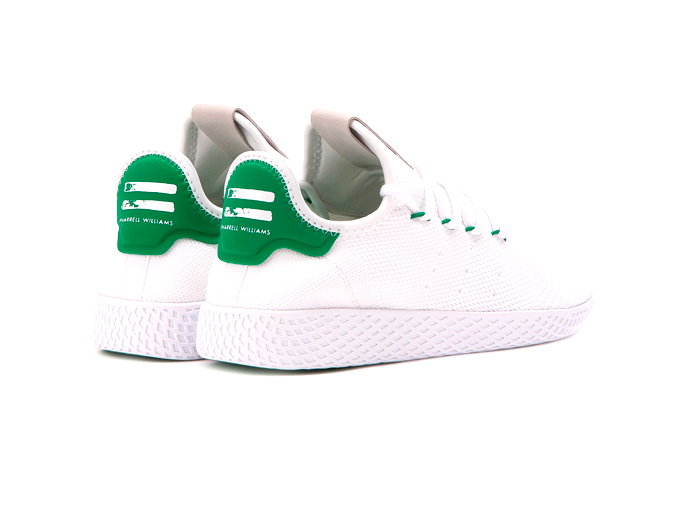 juicio adjetivo bronce Pharrell x adidas Tennis Hu "White Green" | Backseries