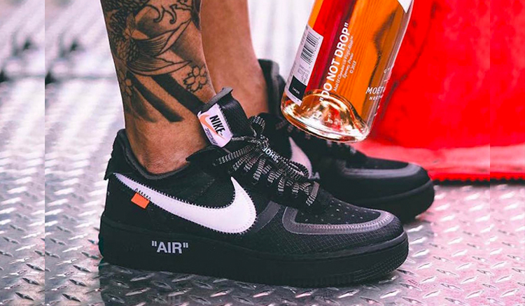 air force off white negras