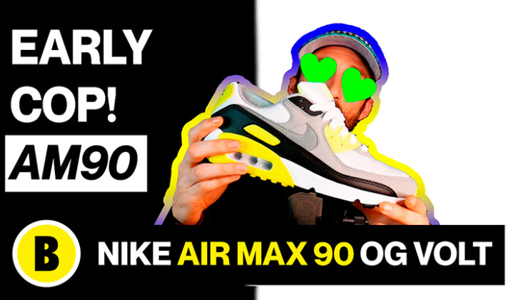 BackseriesTv : Nike Air Max 90 OG Volt 2020 Review