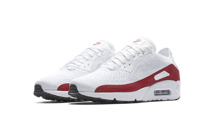 montículo patata inyectar Nike Air Max 90 Ultra 2.0 Flyknit "White/Red" | Backseries